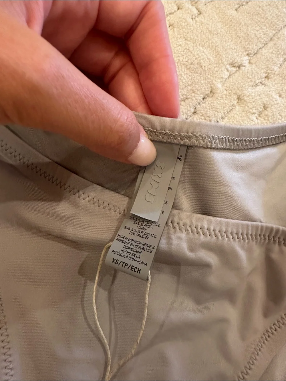 Women’s Skims Bikini Bottom Light Gray